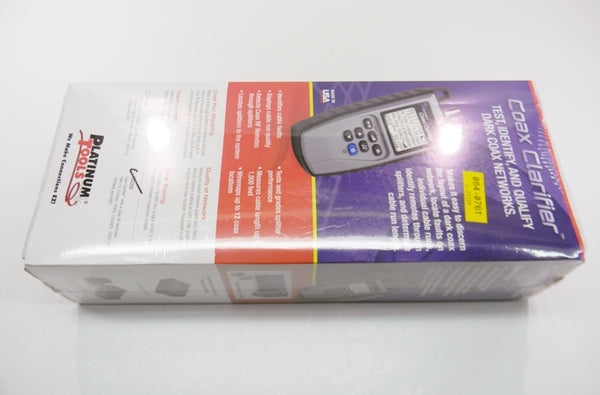 Platinum TCC220 Coax Clarifier tester