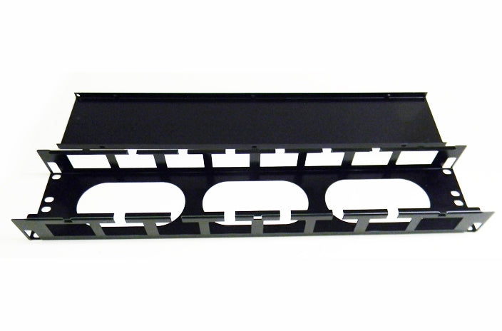 Datcom Realm 2U rackmount horizontal cable manager