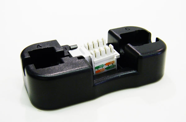 Datcom Realm RJ45 Ethernet Cat6 white keystone jack