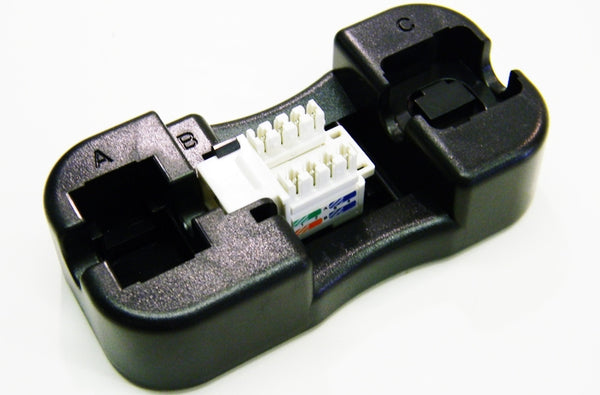 Datcom Realm RJ45 Ethernet Cat5e white keystone jack