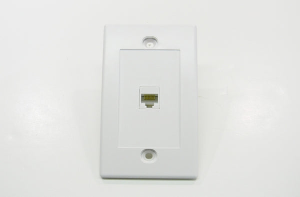 Datcom Realm RJ45 Ethernet Cat5e white keystone jack