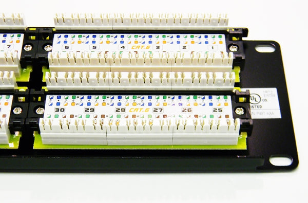 Datcom Realm Cat6 48-port patch panel