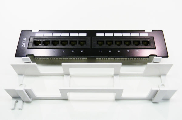 Datcom Realm Cat6 12-port patch panel