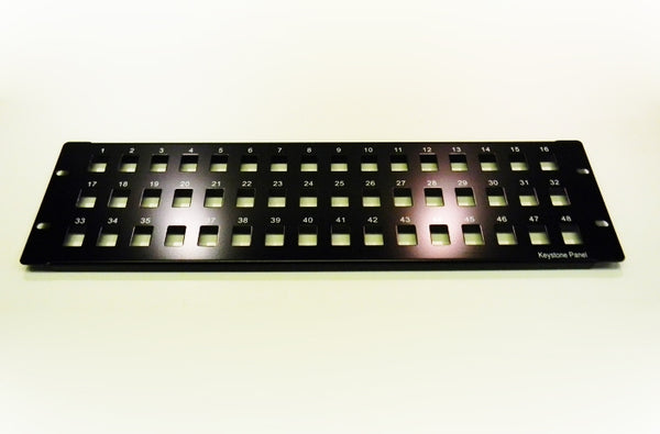 Datcom Realm unloaded 48-port patch panel
