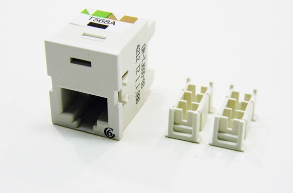 Ortronics OR-TJ600-88 RJ45 Ethernet Cat6 white TracJack jack