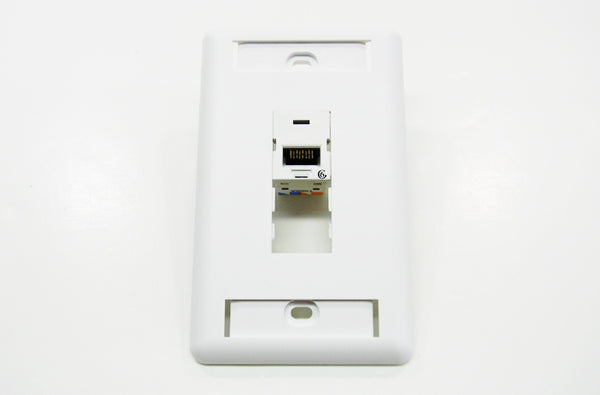 Ortronics OR-TJ600-88 RJ45 Ethernet Cat6 white TracJack jack