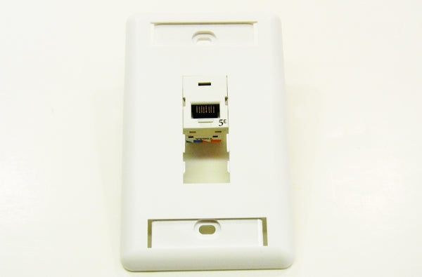 Ortronics OR-TJ5E00-88 RJ45 Ethernet Cat5e white TracJack jack