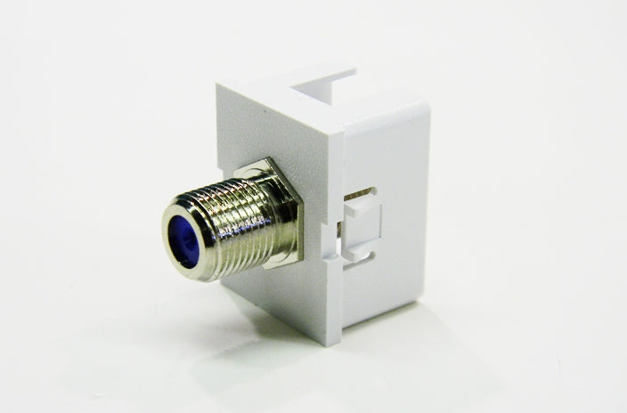 Ortronics OR-63700006-88 cloud white ‚ÄúF‚Äù connector coupler