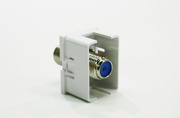 Ortronics OR-63700006-88 cloud white ‚ÄúF‚Äù connector coupler