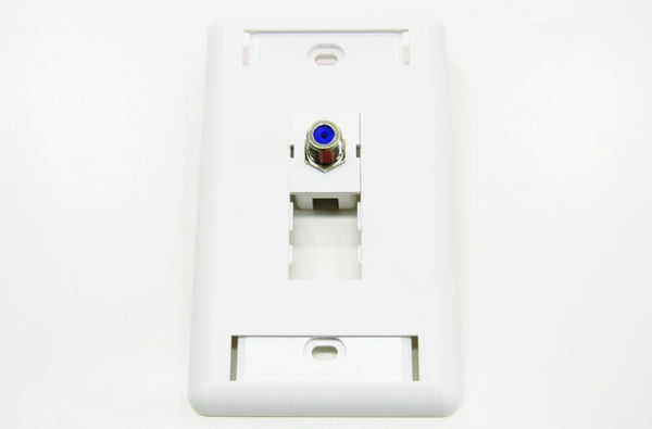 Ortronics OR-63700006-88 cloud white ‚ÄúF‚Äù connector coupler