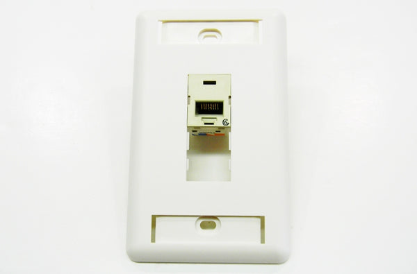 Ortronics OR-40300548 2 port wall mount faceplate fog white