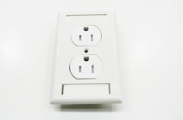 Ortronics OR-40300255 106 duplex cover plate fog white