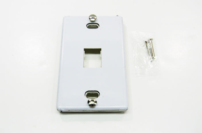 Ortronics OR-403STJ1WP 1 port faceplate stainless steel