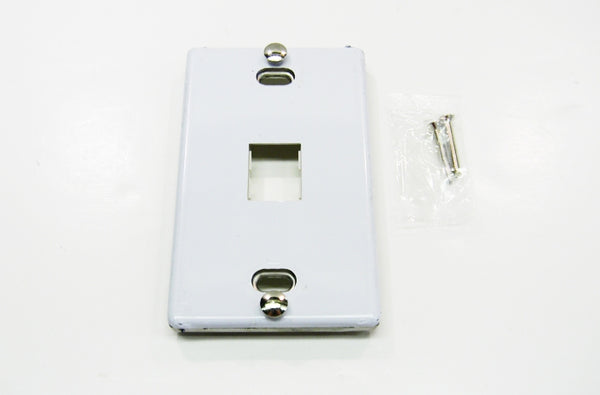 Ortronics OR-403STJ1WP 1 port faceplate stainless steel