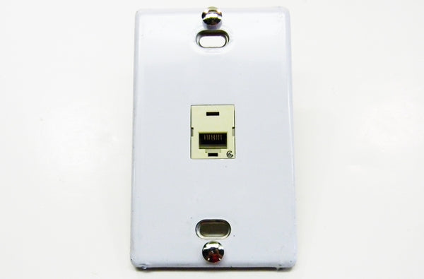 Ortronics OR-403STJ1WP 1 port faceplate stainless steel