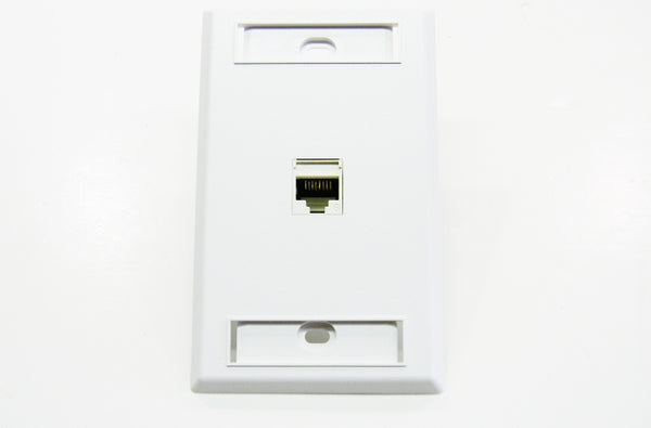 Ortronics OR-KS6A RJ45 Ethernet Cat6 fog white keystone jack