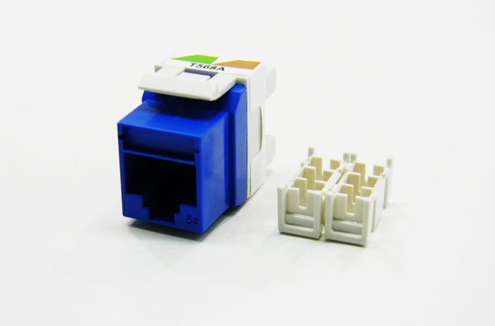 Ortronics OR-KS5EA-36 RJ45 Ethernet Cat5e blue keystone jack