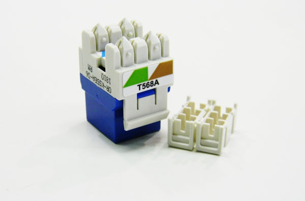 Ortronics OR-KS5EA-36 RJ45 Ethernet Cat5e blue keystone jack