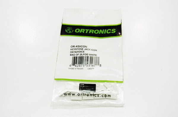 Ortronics TechChoice voice/data icon, fog white