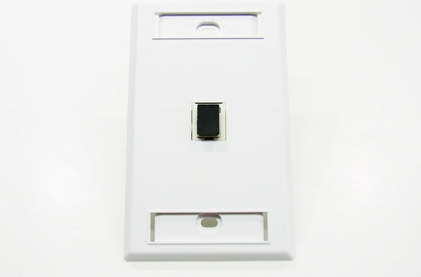 Ortronics OR-KSFP1-88 1 port keystone wall mount faceplate white