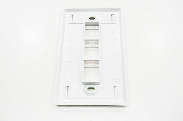 Ortronics OR-KSFP3-88 3 port keystone wall mount faceplate white