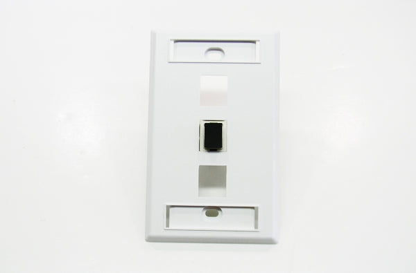Ortronics OR-KSFP3-88 3 port keystone wall mount faceplate white