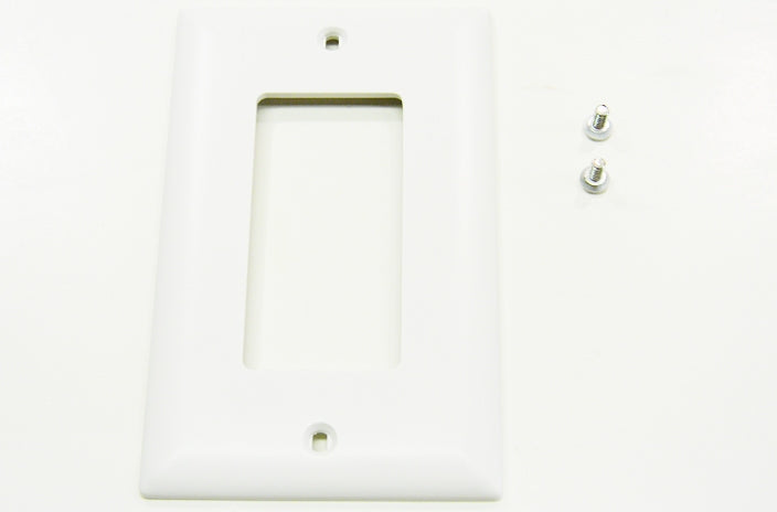 Ortronics WP1205-WH On-Q single gang decorator faceplate white