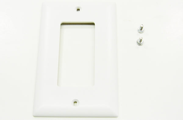Ortronics WP1205-WH On-Q single gang decorator faceplate white