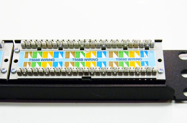 Ortronics TechChoice OR-SP6U24 Cat6 24-port patch panel