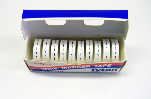 HellermannTyton WMTD-6 number 6 wire marker tape refill