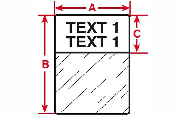 HellermannTyton RO175 3 inch x .750 inch Rite On label dispenser