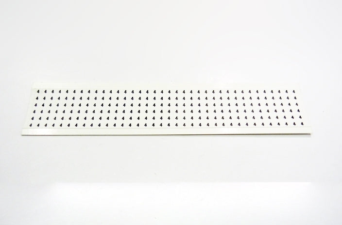 HellermannTyton TYHC4 Handi Card number 4 labels, 36 per card