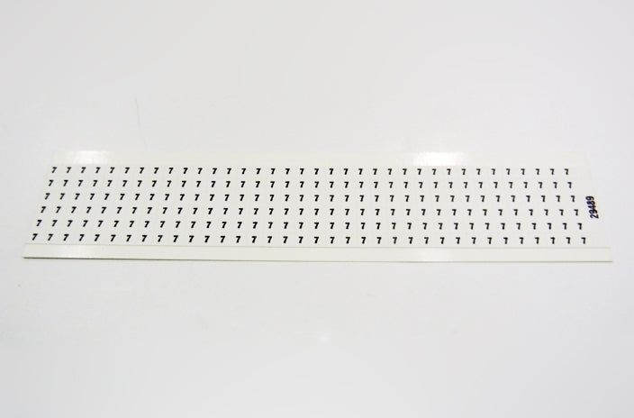 HellermannTyton TYHC7 Handi Card number 7 labels, 36 per card