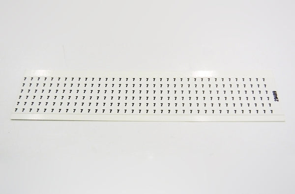 HellermannTyton TYHC7 Handi Card number 7 labels, 36 per card