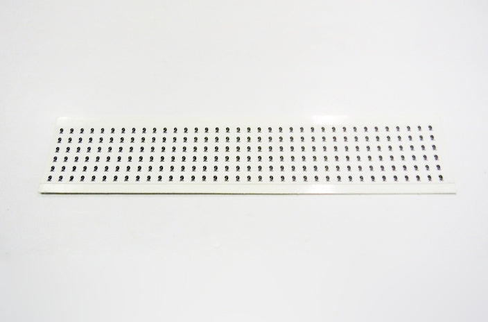 HellermannTyton TYHC9 Handi Card number 9 labels, 36 per card