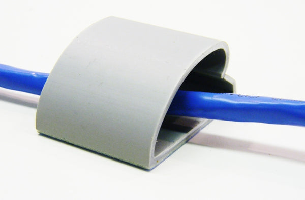 HellermannTyton adhesive cable clamp.