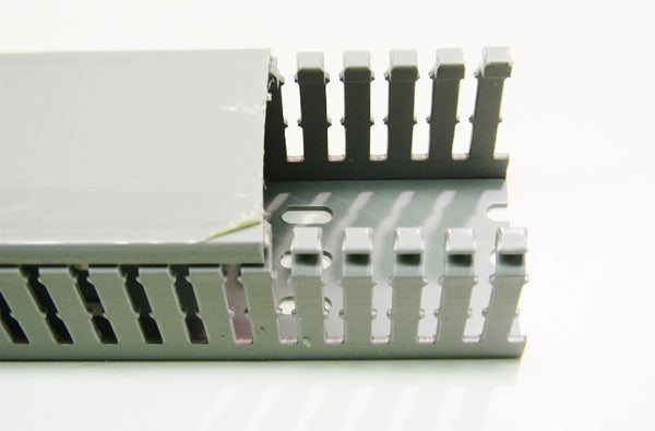 HellermannTyton 184-22005 2x2 Grey Slotted Duct