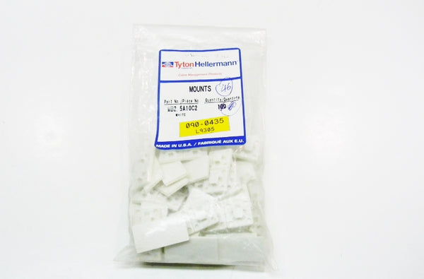 HellermannTyton 4 way 0.625 adhesive cable tie mounting base.