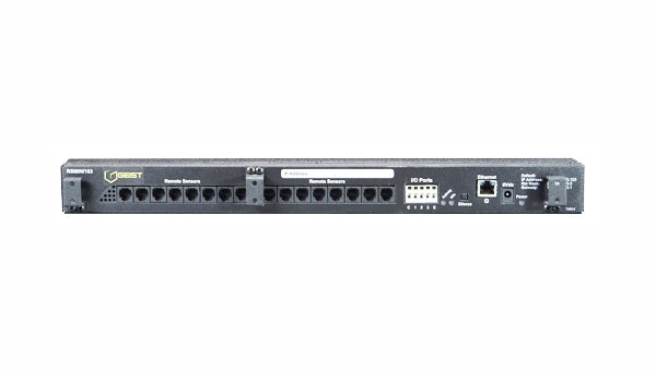 Geist 19 inch rack mountable climate monitor with 16 ports.