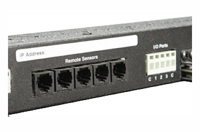Geist 19 inch rack mountable climate monitor with 16 ports.