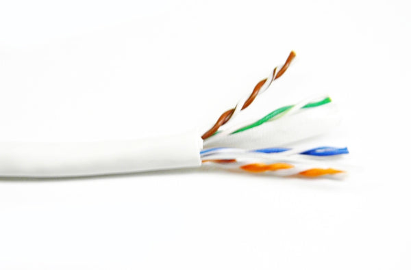 General 7133801 Cat6 4 pair UTP white riser ethernet cable