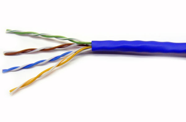 Quabbin 2206 Cat6 4 pair UTP blue ethernet patch cable