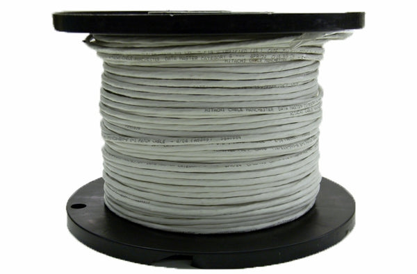 Hitachi Data-Master 4 pair white patch cord cable