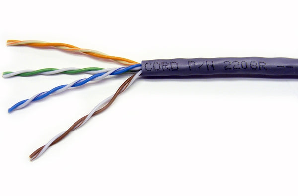 Quabbin 2208 Cat6 4 pair UTP grey ethernet patch cable