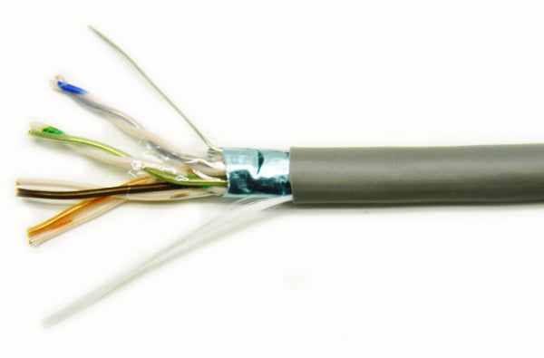 Quabbin 6151 20 gauge 2 pair str individually foil shielded riser cable