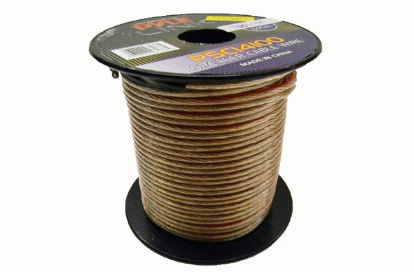 Datcom 117-2215 14 gauge 2 conductor clear speaker cable