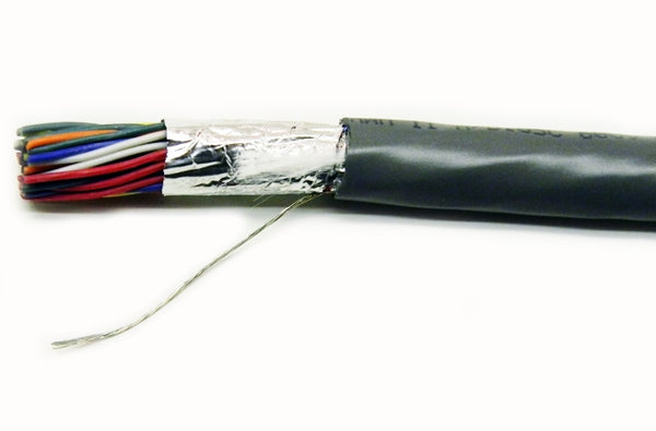 Datcom 120-2419 24 gauge 19 pair str riser overall foil shielded cable