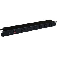 Hammond 1582T6C1BK 15A x 6 NEMA L5-15P PDU