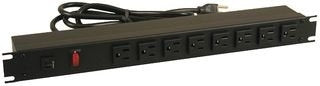 Hammond 1582T8B1BK 15A x 8 NEMA 5-15R PDU