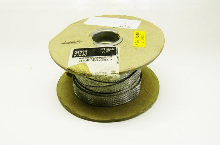 Dearborn 91233 10 gauge tinned copper braid flat circular cable